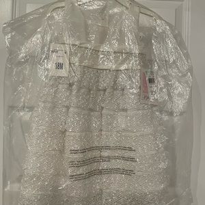 Baby Girls 18M White Lace Dedication Dress by Bonnie Baby